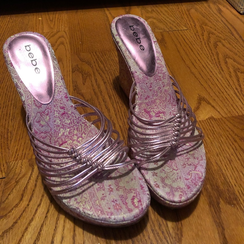 bebe wedges
